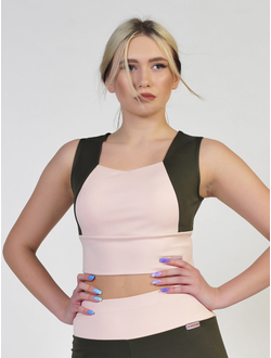 Топ 687-164 Хаки с пудрой