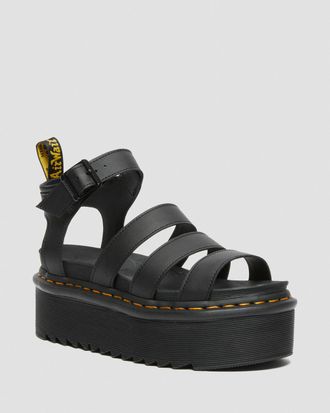 Босоножки Dr. Martens BLAIRE HYDRO LEATHER PLATFORM STRAP SANDALS