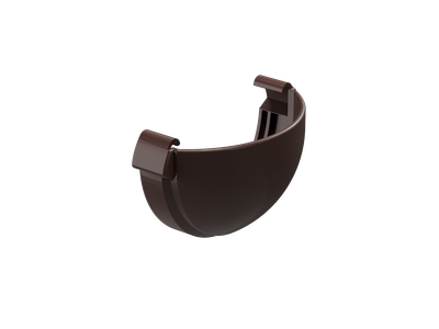 Заглушка желоба Lux, шоколад