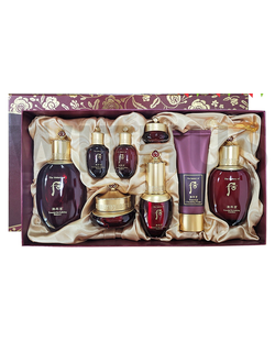 The History of Whoo Jinyulhyang Special 8 Set Антивозрастной восстанавливающий набор для женщин старше 40 лет.