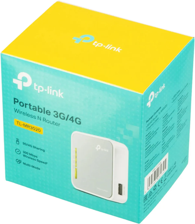 Wi-Fi роутер TP-Link TL-MR3020 Белый