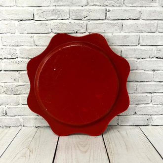 Тарелка поднос Фигурная 15 см панно с росписью Хохлома