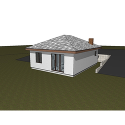 Одноэтажный дом с тремя спальнями 78м² (S14)