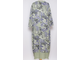 Платье  Бохо "Тюльпан-карман" цветы хаки, фуксия