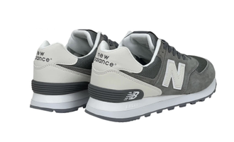New Balance 574 Grey White Арт 25