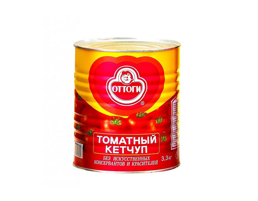 Кетчуп томатный Ottogi 3,3 кг (Корея)