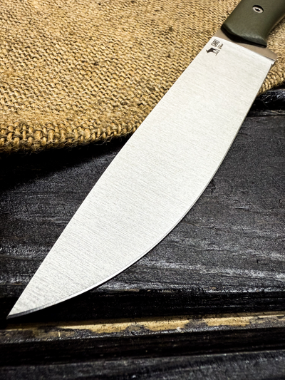 Кухонный нож Универсал сталь VG-10, рукоять G10, цвет "олива"