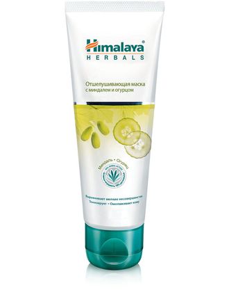 Маска отшелушивающая с миндалём и огурцом Himalaya Herbals, 75 мл