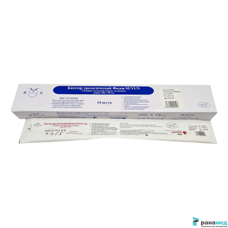 Катетер Фолея двухходовой SUYUN, Ch/Fr 28, объем баллона 30 мл (Китай)