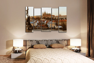 Модульная картина "Столица Чехии"