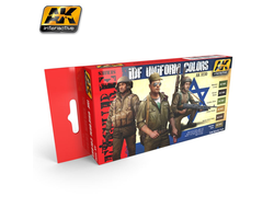 AK-Interactive: Набор акриловых красок: Цвета  камуфляжа IDF