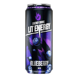 Энергетический напиток Lit Energy с черничным вкусом 450 мл