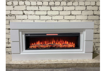 Линейный электрический камин Норман