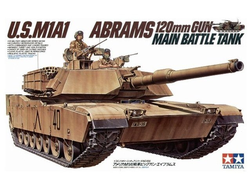 Сборная модель: (Tamiya 35156) Американский танк M1A1 Abrams