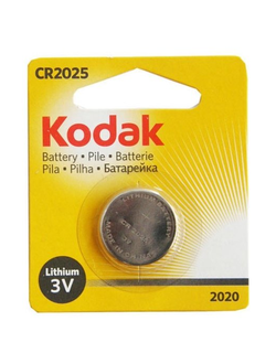 Батарейка литиевая Kodak CR2025 1шт