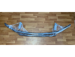 Защита переднего бампера труба d60/ овальная 75х42 двойная для Lexus RX 270/350/450h Sport 2012-2015