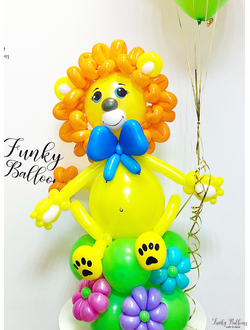 Фигура из шаров "Львёнок"