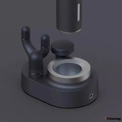 Перкуссионный массажер электрический Xiaomi Meavon Intelligent Dual-Mode Fascia Gun MV-FG-0308 (с подставкой)