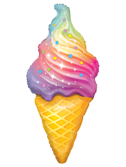 Мороженое Искрящееся Градиент 47''/119см