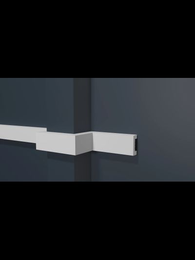 Молдинг Decor Dizain DD626, дюрополимерный, влагостойкий, под покраску, длина 2 м