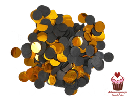 Конфетти «Золото», 20 г, d=1,1 см