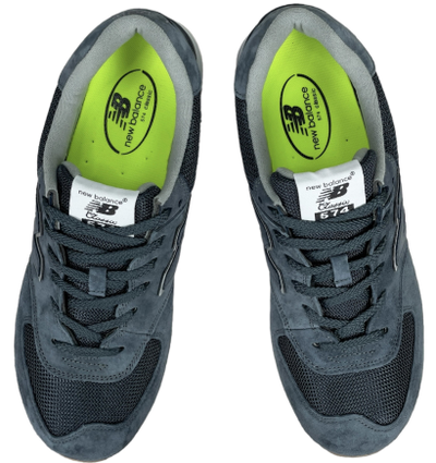 New Balance 574 Retro Metallic Patch Blue