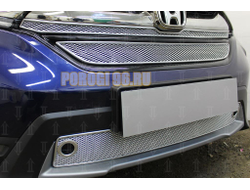 Защита радиатора Honda CR-V V 2016- chrome низ PREMIUM