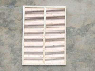 Слуховое окно деревянное усиленное глухое