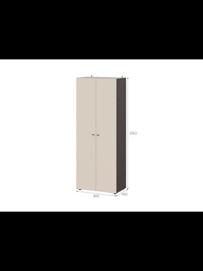 Гиза Шкаф 2х ств Меланж/Венге