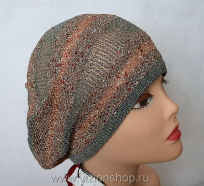 вязаный берет летний купить италия