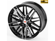 Комплект дисков R18 8,0J ET+40 5*114,3 Vossen 1217X-SB393 Черный с полированными лучами (81377)