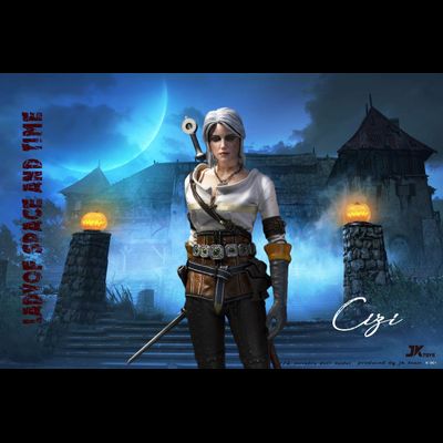Цири (Цирилла, The Witcher III) - КОЛЛЕКЦИОННАЯ ФИГУРКА 1/6 Lady of space and time Ciri (K-001) - JKTOYS
