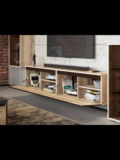 Берген тумба ТВ Дуб делано/Венге