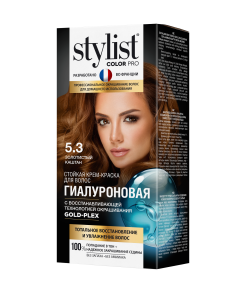 ФИТО Стойкая крем-краска Тон 5.3 Золотистый каштан Гиалуроновая STYLIST COLOR PRO  115мл