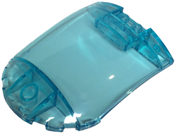 Windscreen 8 x 6 x 2 Curved, Trans-Light Blue (5274 6465637 6507855)