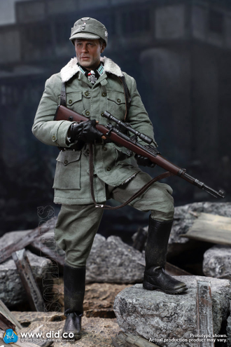 Немецкий снайпер (майор) Эрвин Кёниг ФИГУРКА 1/6 scale Major Erwin König (D80138) - DID