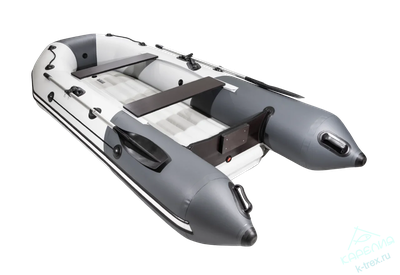 Лодка ПВХ Мастер Лодок Таймень NX3200НДНД "Комби" Св.Серый / Графит