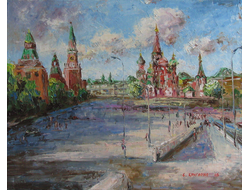 Картина Кремлевские куранты Круглова Светлана
