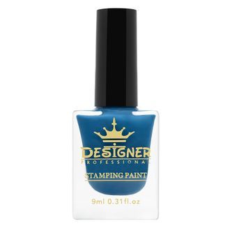 КРАСКА-ЛАК ДЛЯ СТЕМПИНГА DESIGNER 9ML( САПФИР)