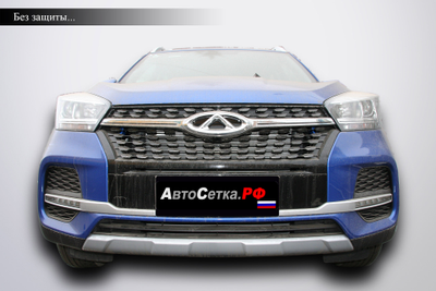 Premium защита радиатора для Cherry Tiggo 4 (2019-н.в.)