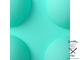 Форма для выпечки Доляна "Полусфера" 28х16,2х2,5см (d=5,4 см), 8 ячеек, цвет микс