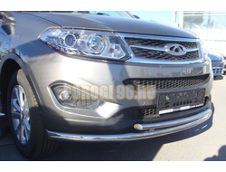 Защита переднего бампера d60/42 для Chery Tiggo 5 2014-2016
