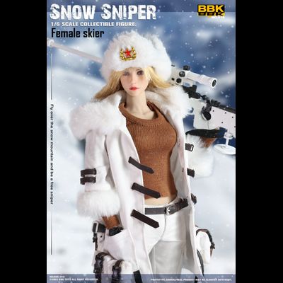 Лыжница-снайпер - КОЛЛЕКЦИОННАЯ ФИГУРКА 1/6 scale Snow Sniper (BBK018) - BBK