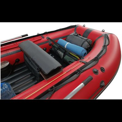 Моторная лодка ДИКИЙ 380 НДНД красный