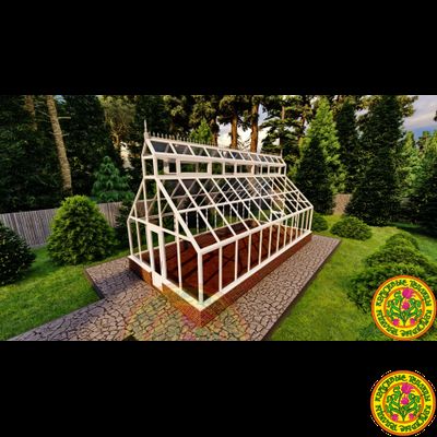 Базовая комплектация теплицы ЙОРКШИР Z размером 8000 х 4000 мм