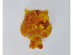 Магнит "Сова с листиком"