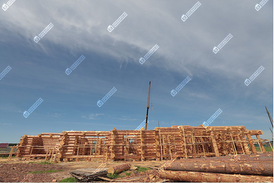 Гостиница из рубленного бревна "Дом охотника", 750 м2