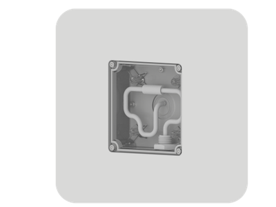 КОМПЛЕКТ 1. КОРОБКА BOXFORCAM MONO для крепления видеокамер. (чёрная/белая)