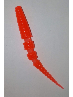 Резина съедобная Полярник Viking 63 mm. уп-ка 10шт.  цвет Красный