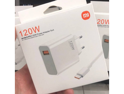 Быстрое Fast Charge зарядное устройство для телефона samsung, xiaomi 120W с кабелем USB-C